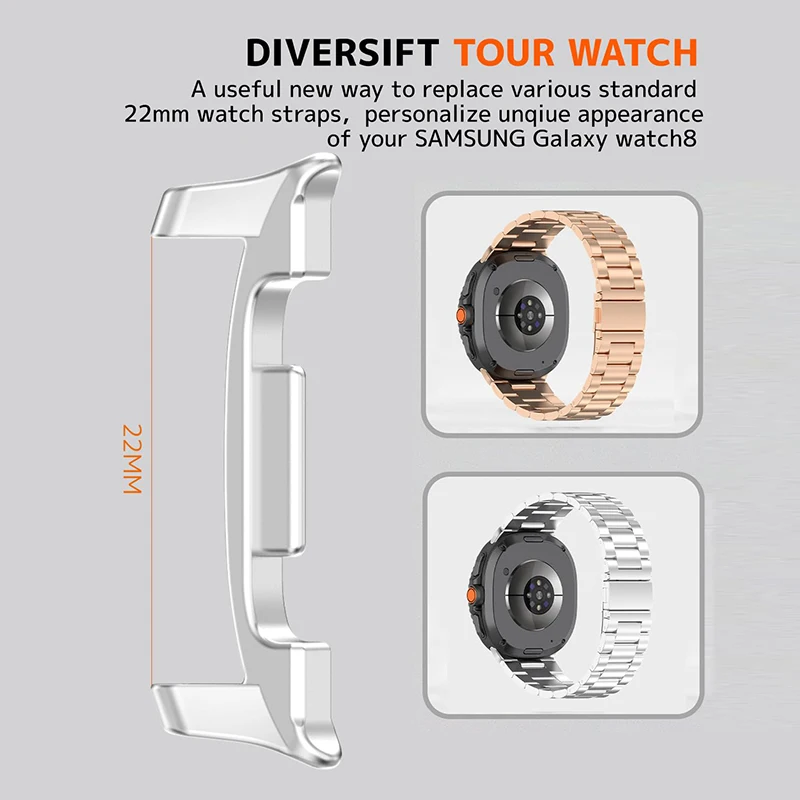 22 مللي متر حزام الساعات موصل  - مراجعة Samsung Smartwatch Accessories وسعره