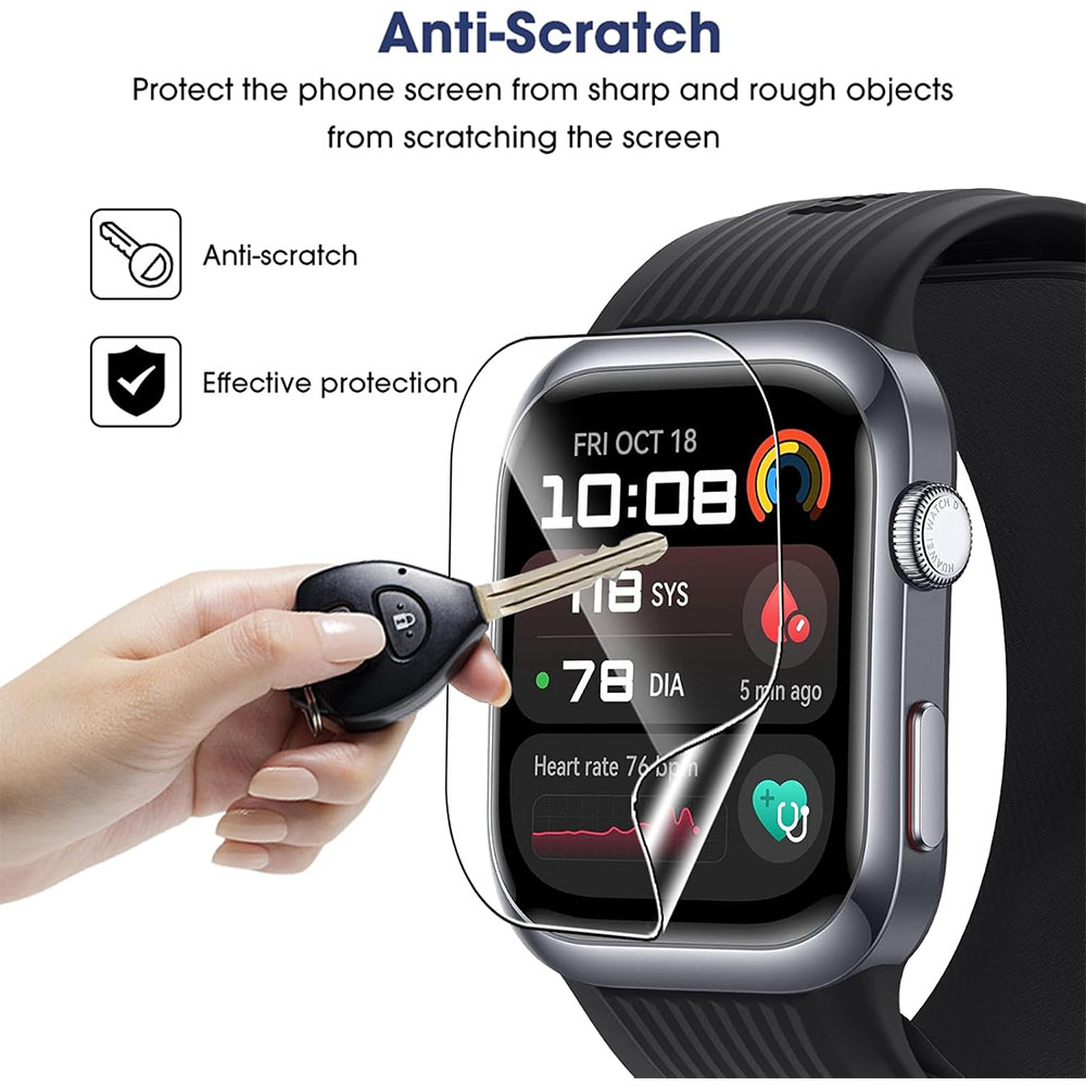 3 قطع من أفلام هيدروجيل من ماد - مراجعة Huawei Smartwatch Accessories وسعره