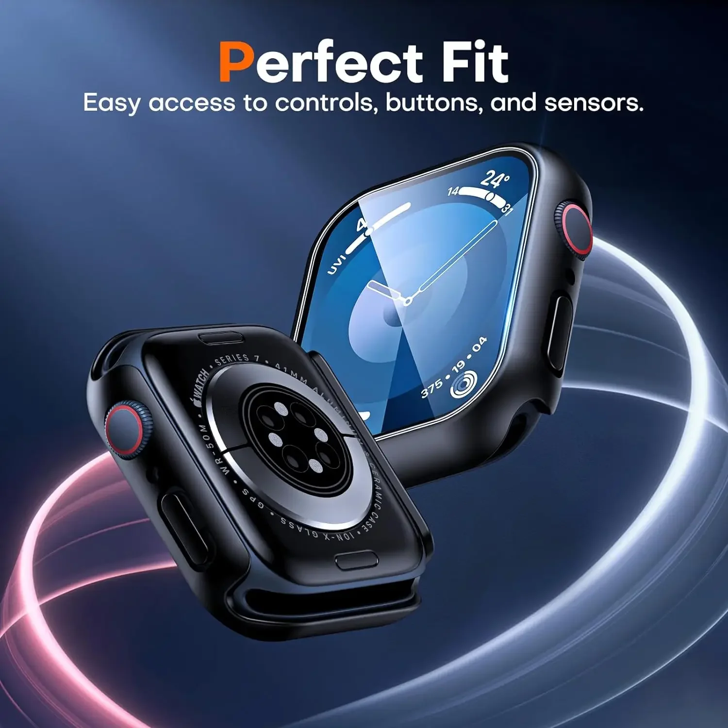 2 قطعة غطاء ل أبل سلسلة 10 9 8 - مراجعة Apple Smartwatch Accessories وسعره