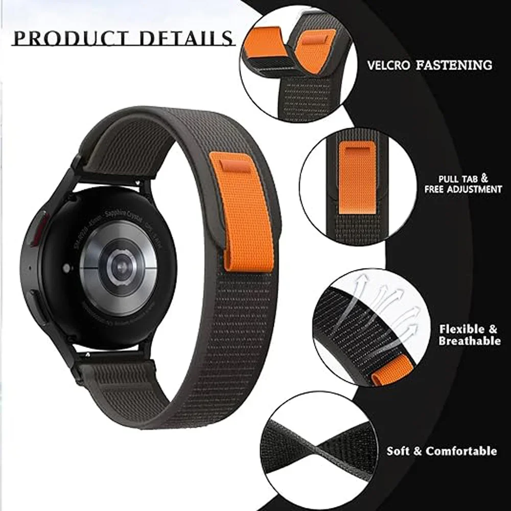 22 مللي متر نايلون رياضي سهل ا - مراجعة Xiaomi Smartwatch S3 Accessories وسعره