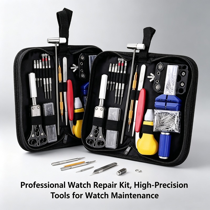 طقم أدوات إصلاح الساعات 147 قط - مراجعة Tool Kit Strap Change وسعره