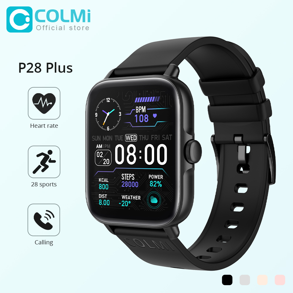 COLMI P28 Plus بلوتوث الرد على - مراجعة Smartwatch Faces وسعره
