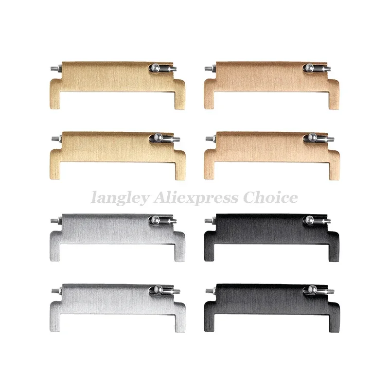 2 قطعة محولات حزام (استيك) ساع - مراجعة Watch Band Connector وسعره