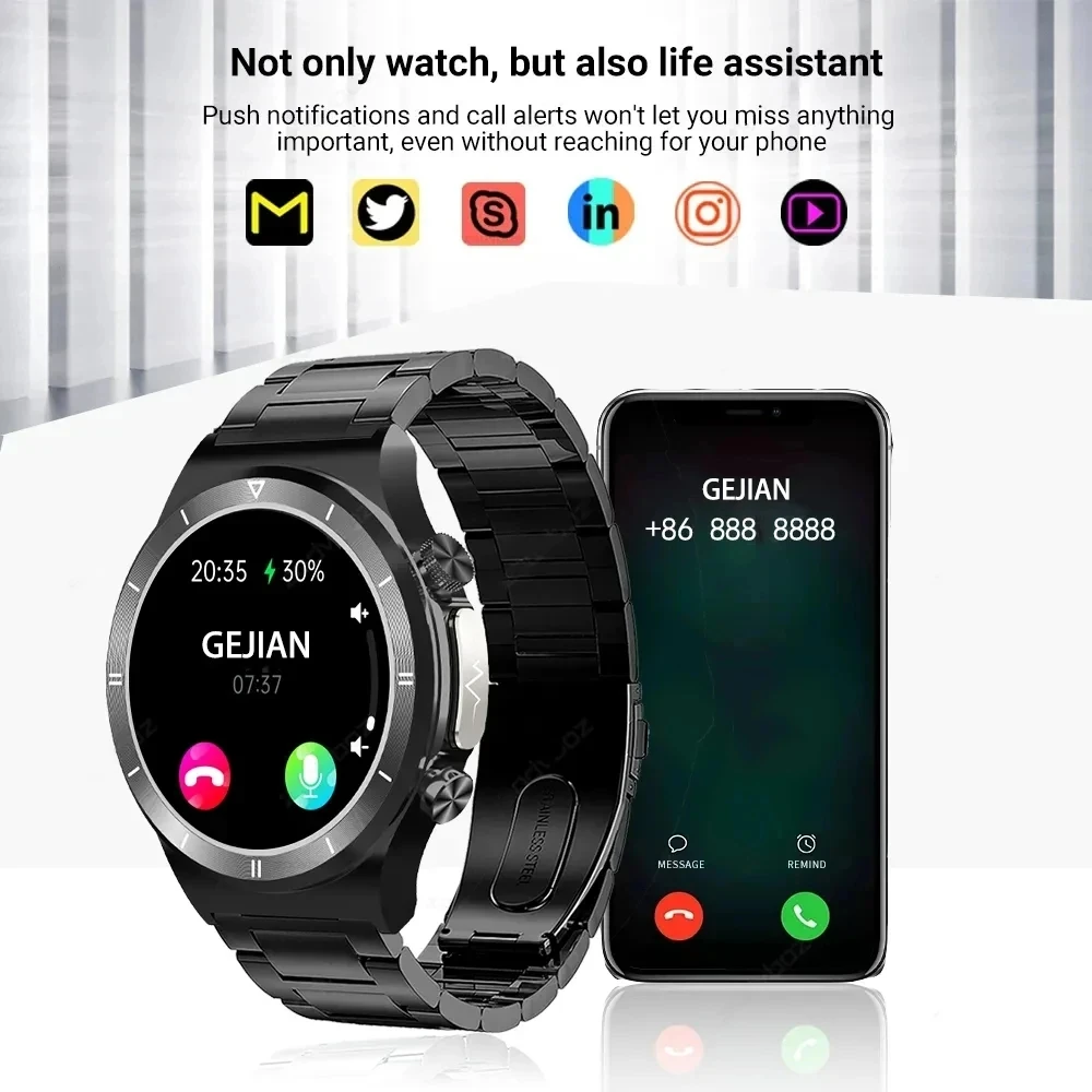 ساعة ذكية للصحة من GEJIAN بشاش - مراجعة Smartwatch M Active وسعره